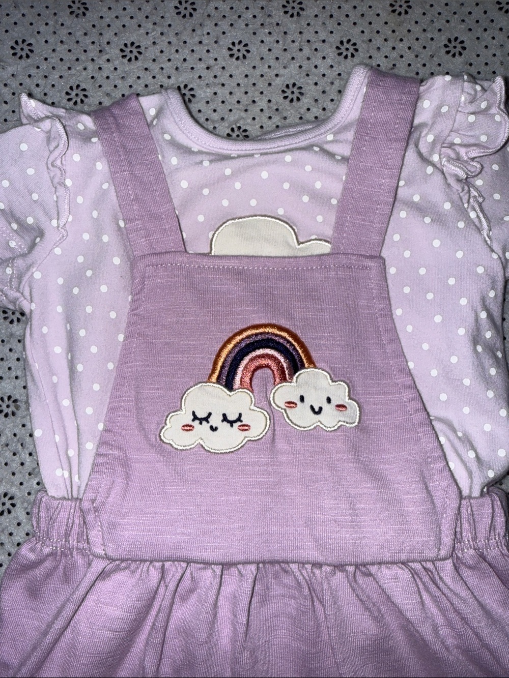 🛍 CUTE LITTLE GIRLS DRESS SIZE 6 MONTHS  🛍 - Picture 2 of 6